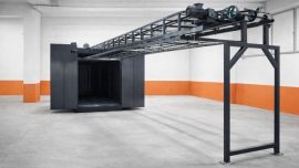 Üstten Paletli Toz Boya Fırını