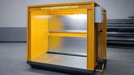 Su Perdeli Yaş Boya Kabini